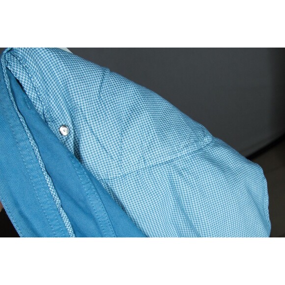 Men's Cesare Attolini 5 Pocket Jean Pants Solid Blue Cotton Sz 42 - Picture 8 of 11